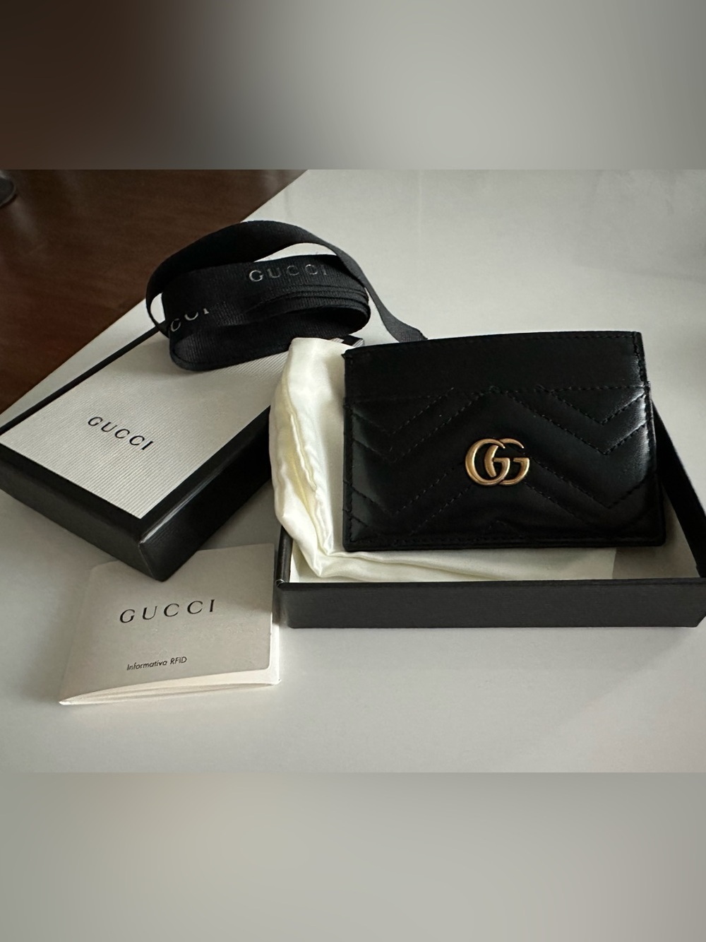 Gucci Marmont Cardholder - black